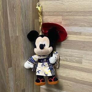 Disney Store Japan Summer Festival Mickey Mouse plush keychain